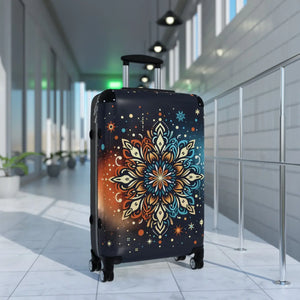 Vibrant Mandala Design Suitcase - Durable Travel - Dipaliz - Suitcases