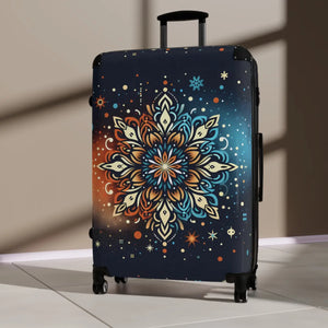 Vibrant Mandala Design Suitcase - Durable Travel - Dipaliz - Suitcases