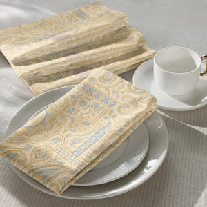 Premium Cloth Napkin Set Boho Mandala Pattern by Dipaliz - Napkins