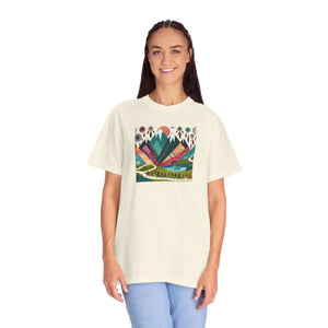 Boho Mountain Unisex Garment-dyed T-shirt - Dipaliz - T-shirts