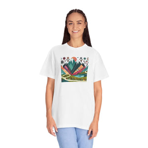 Boho Mountain Unisex Garment-dyed T-shirt - Dipaliz - T-shirts