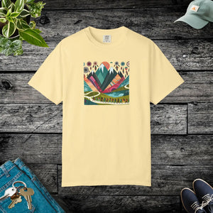 Boho Mountain Unisex Garment-dyed T-shirt - Dipaliz - T-shirts