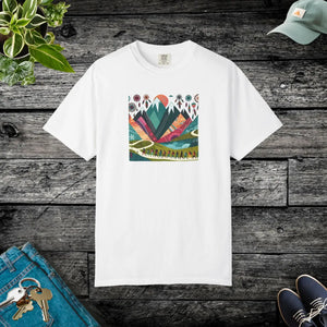 Boho Mountain Unisex Garment-dyed T-shirt - Dipaliz - T-shirts