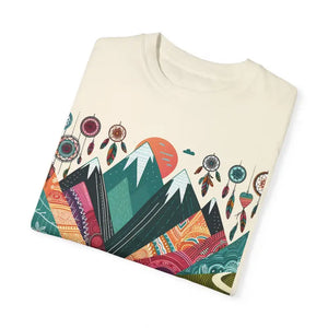 Boho Mountain Trekking Unisex Garment-dyed T-shirt - Dipaliz - T-shirts