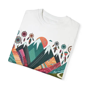 Boho Mountain Trekking Unisex Garment-dyed T-shirt - Dipaliz - T-shirts