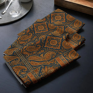Vibrant Boho Paisley Cloth Napkin Set - 4 Pack - Dipaliz - Napkins