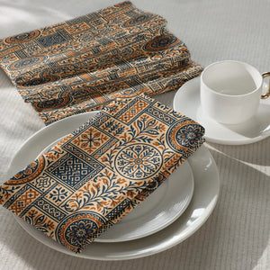 Designer Cloth Napkin Set - Chic Boho Pattern for Every Table - Dipaliz - Napkins