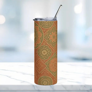 Premium Boho Pattern 20oz Stainless Steel Tumbler - Dipaliz - White / Tumblers