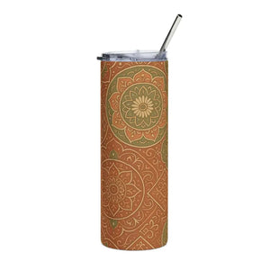 Premium Boho Pattern 20oz Stainless Steel Tumbler - Dipaliz - White / Tumblers