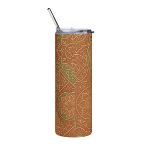 Premium Boho Pattern Skinny Tumbler 20oz Stainless Steel - Dipaliz - Tumblers