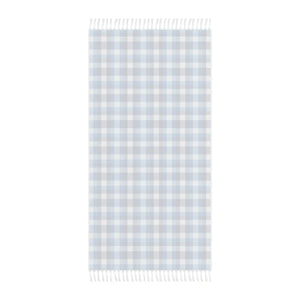 Boho Plaid Beach Towel – Fringe Turkish Coastal Escape - Dipaliz - Towels