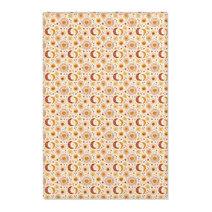 Moon Area Rug - Retro Boho Terracotta Glow - Dipaliz - 24’’ × 36’’ - Rugs