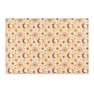 Moon Area Rug - Retro Boho Terracotta Glow - Dipaliz - 36’’ × 24’’ - Rugs