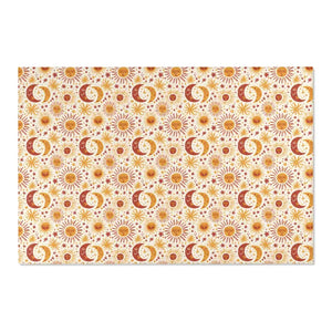 Moon Area Rug - Retro Boho Terracotta Glow - Dipaliz - 72’’ × 48’’ - Rugs