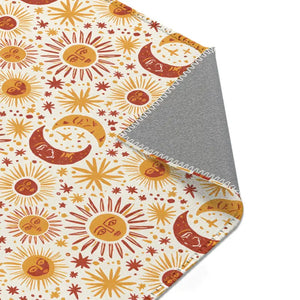 Moon Area Rug - Retro Boho Terracotta Glow - Dipaliz - Rugs