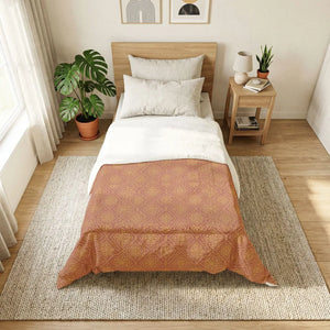 Boho Terra Cotta Comforter – Cotton Queen - Dipaliz - Quilts & Comforters