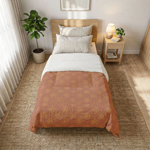 Boho Terra Cotta Comforter – Cotton Queen - Dipaliz - Quilts & Comforters