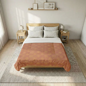 Boho Terra Cotta Comforter – Cotton Queen - Dipaliz - Quilts & Comforters