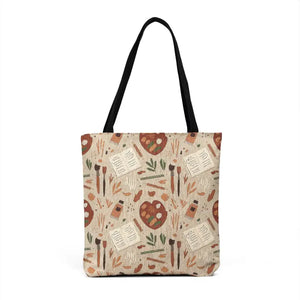Bags - Boho Woven Tote Bag - Tribal Earthtone Pattern - Dipaliz