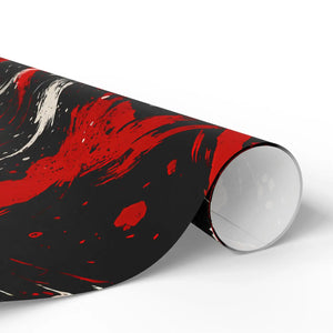 Abstract Flame Wrapping Paper – Bold Artistic Style - Dipaliz