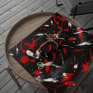 Abstract Flame Wrapping Paper – Bold Artistic Style - Dipaliz