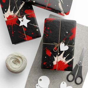 Abstract Flame Wrapping Paper – Bold Artistic Style - Dipaliz
