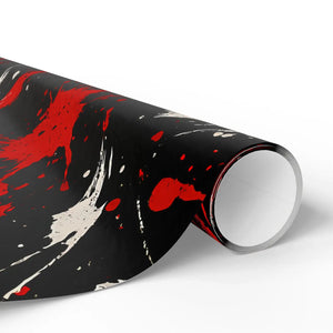 Abstract Flame Wrapping Paper – Bold Artistic Style - Dipaliz