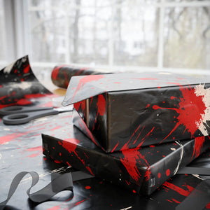 Abstract Flame Wrapping Paper – Bold Artistic Style - Dipaliz