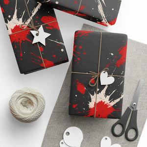 Abstract Flame Wrapping Paper – Bold Artistic Style - Dipaliz