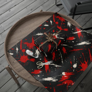 Abstract Flame Wrapping Paper – Bold Artistic Style - Dipaliz