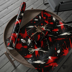 Abstract Flame Wrapping Paper – Bold Artistic Style - Dipaliz