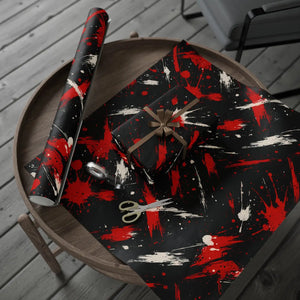 Abstract Flame Wrapping Paper – Bold Artistic Style - Dipaliz