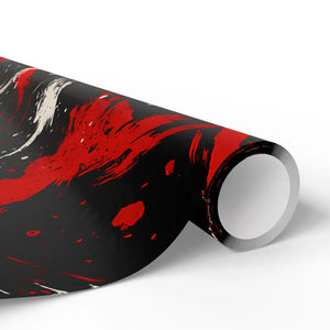 Abstract Flame Wrapping Paper – Bold Artistic Style - Dipaliz