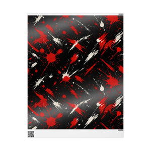 Abstract Flame Wrapping Paper – Bold Artistic Style - Dipaliz