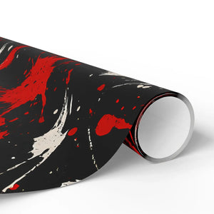 Abstract Flame Wrapping Paper – Bold Artistic Style - Dipaliz