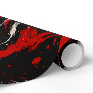 Abstract Flame Wrapping Paper – Bold Artistic Style - Dipaliz