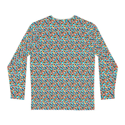 Bold Geometric Long Sleeve – Stand out in Style! - Shirts