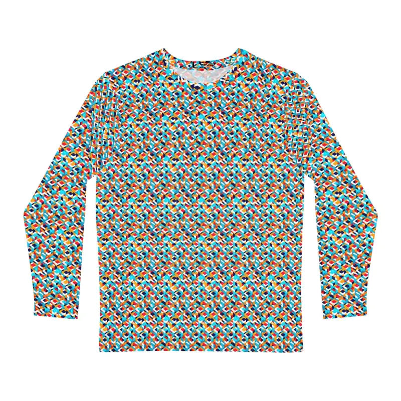 Bold Geometric Long Sleeve – Stand out in Style! - Shirts