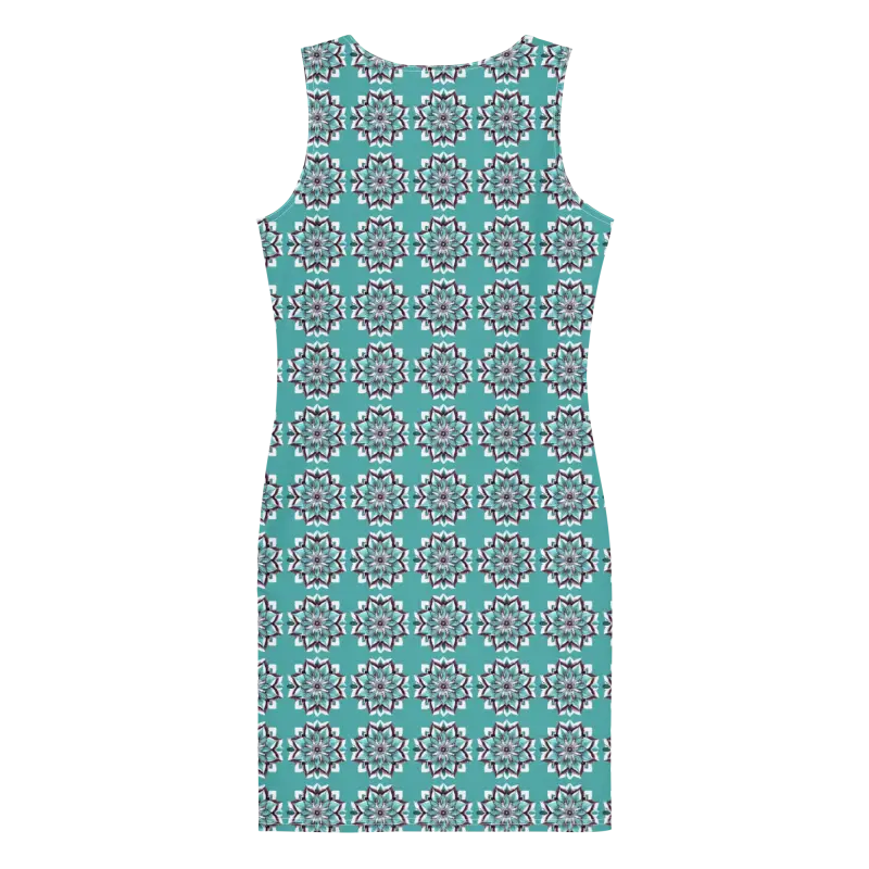 Turn Heads with our Bold Geometrical Pattern Sew Dress - Dresses