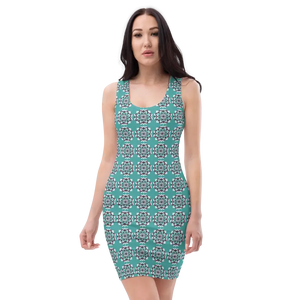 Geometrical Pattern Sew Dress - Sublimation Cut Art Design - Dipaliz - Xs - Dresses