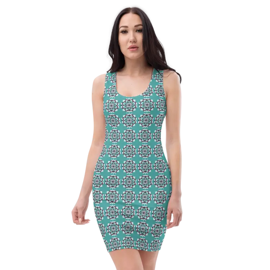 Turn Heads with our Bold Geometrical Pattern Sew Dress - Xs Dresses