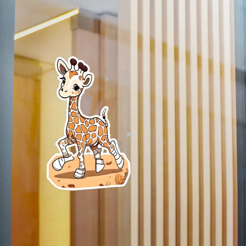 Jazz Up your Gear with Giraffe Kiss-cut Vinyl Decals - Paper Products