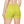 Womens Shorts Lemon Yellow Swirl Pattern Summer Style - Dipaliz