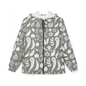 Abstract Paisley Pattern Windbreaker Women’s Fashion - Dipaliz - Windbreakers