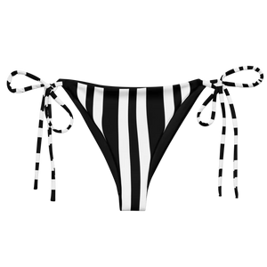 Bold Stripe Recycled String Bikini Bottom | Upf50+ - Swim Briefs - Xs