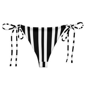 Bold Stripe Recycled String Bikini Bottom | Upf50+ - Swim Briefs - Xs