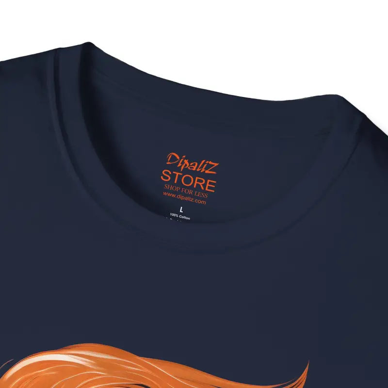 Bold Trump Skull Tee with Orange Hair - T-shirt