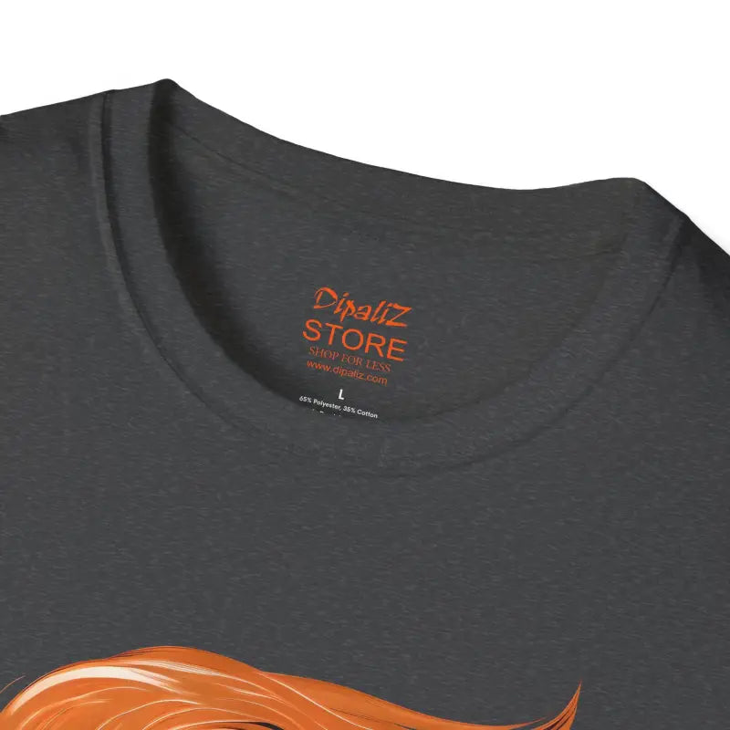 Bold Trump Skull Tee with Orange Hair - T-shirt