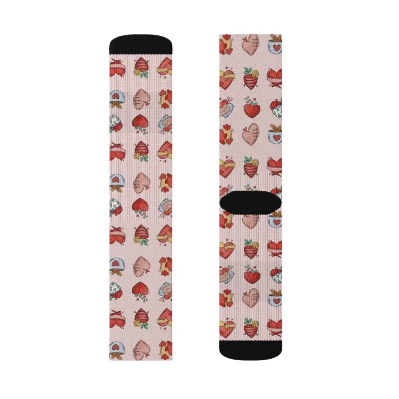 Captivate with Bold Valentine’s Day Sublimation Socks