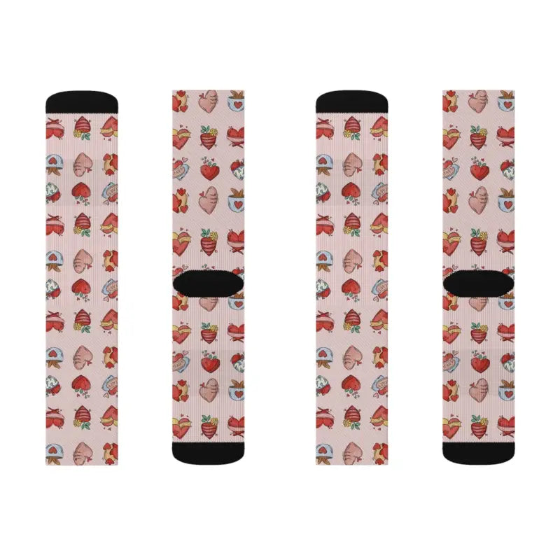 Captivate with Bold Valentine’s Day Sublimation Socks